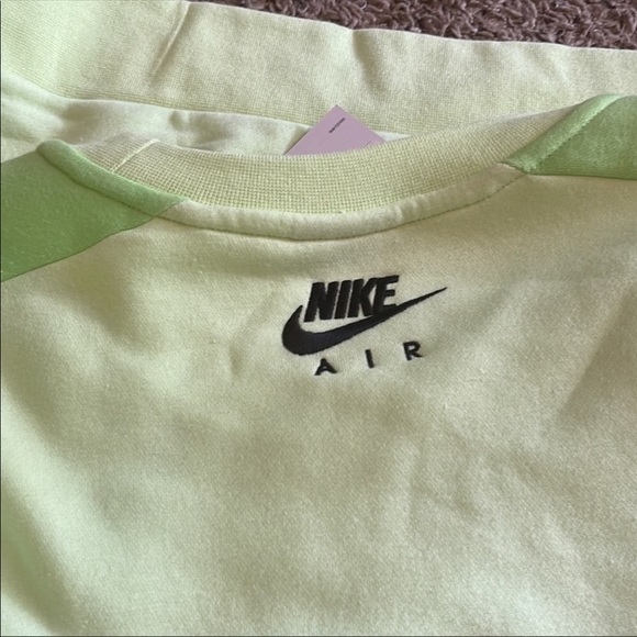 🛑SOLD🛑 missed out! Nike Air sweatshirt fluorescent/neon green/yellow - Picture 4 of 7